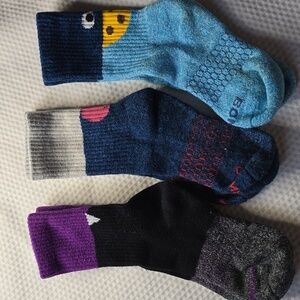 3 Pair Bombas Socks